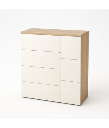 Komoda 2 segmenty z szufladami i drzwiami