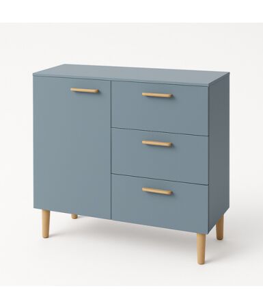 Komoda 2 segmenty z szufladami i drzwiami