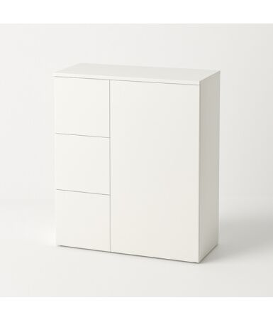 Komoda 2 segmenty z szufladami i drzwiami