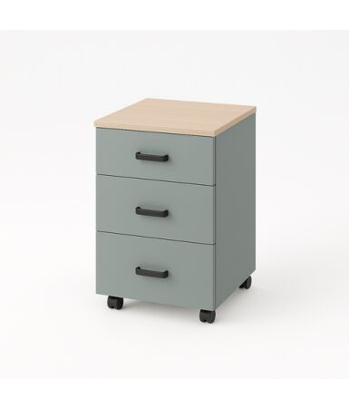 Kontenerek z 3 szufladami podział 2-2-1