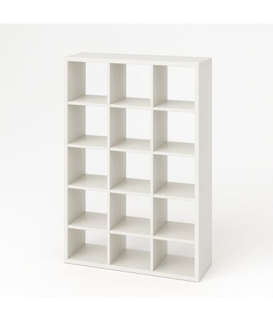 Regał z przegrodami i półkami: 4 x 5