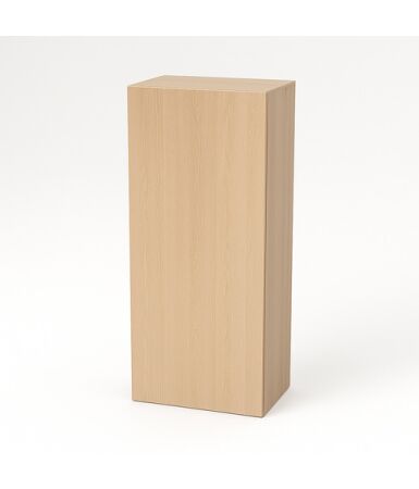 Dwudzielna szafa (na wieszaki, z półkami)