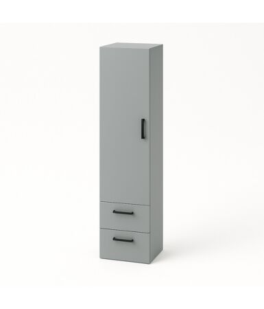 Szafa z szufladami, pojedynczymi drzwiami i drążkiem