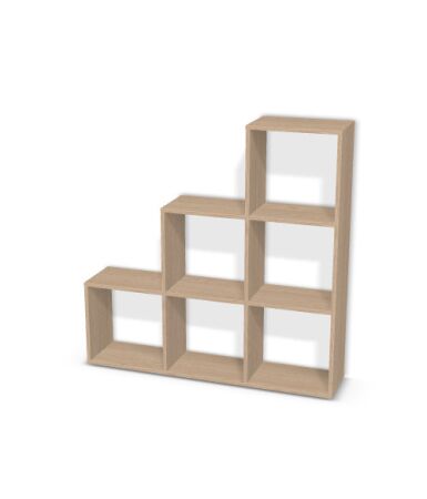 Regał schodkowy z 4 segmentami