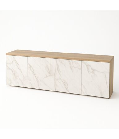 Komoda 2 segmenty z szufladami i drzwiami