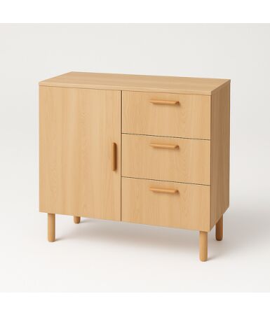 Komoda 2 segmenty z szufladami i drzwiami