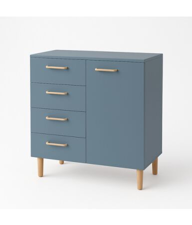 Komoda 2 segmenty z szufladami i drzwiami