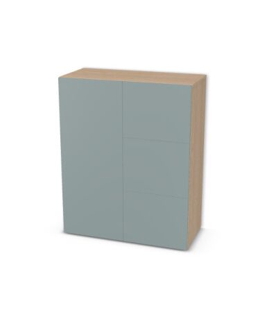 Komoda 2 segmenty z szufladami i drzwiami